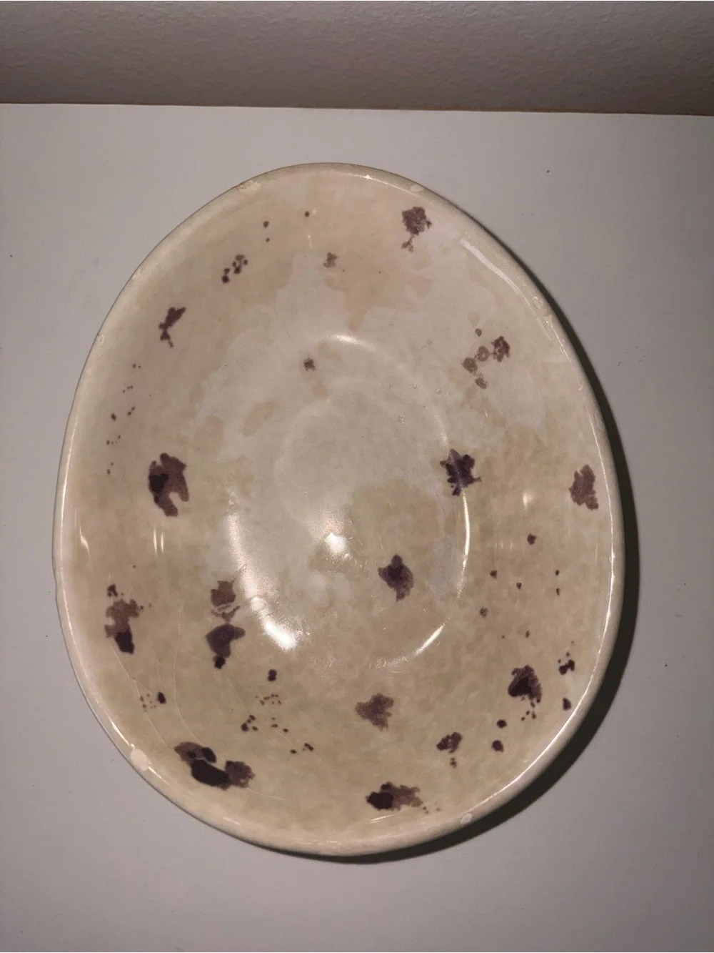 William-Sonoma Speckled Egg Ceramic Bowl, Salt & Pepper Shaker and Plate Set